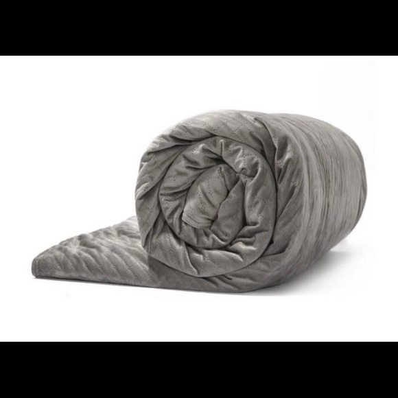 BlanQuil Weighted Blanket - 15lb Charcoal - Picture 2 of 5